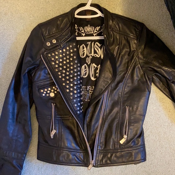 House of rock women’s leather jacket - Picture 2 of 3
